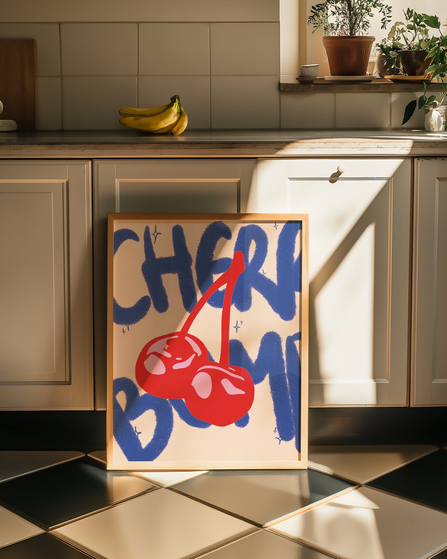 Cherry Bomb, Digital Wall Art, Printable Art