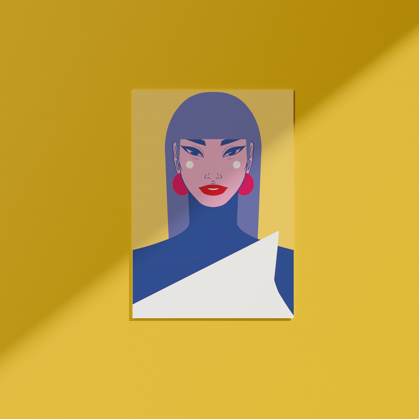 Geometric character 1, Digital Wall Art, Printable Art