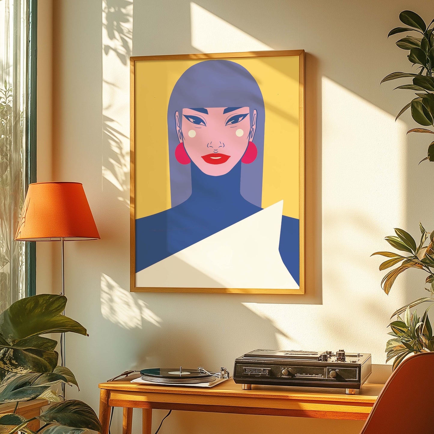 Geometric character 1, Digital Wall Art, Printable Art