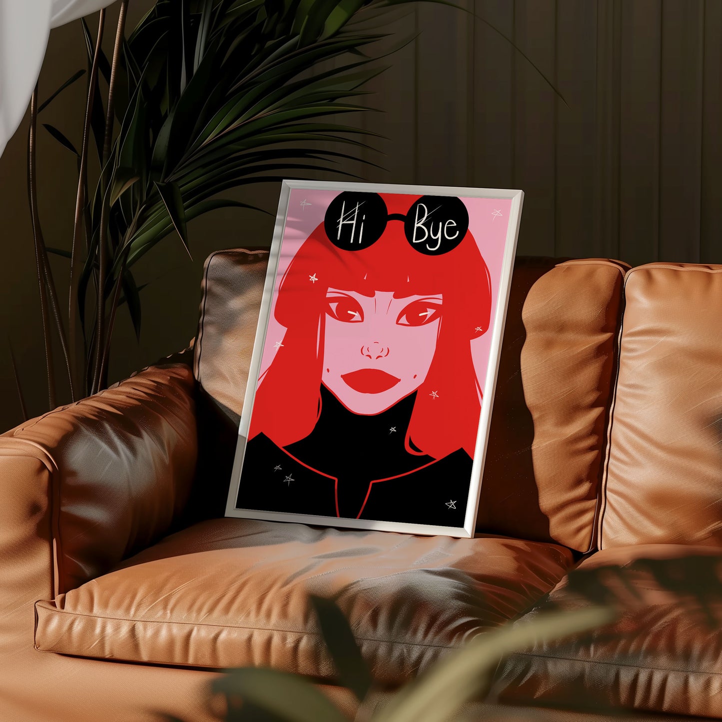 Hi-bye Digital Wall Art, Printable Art