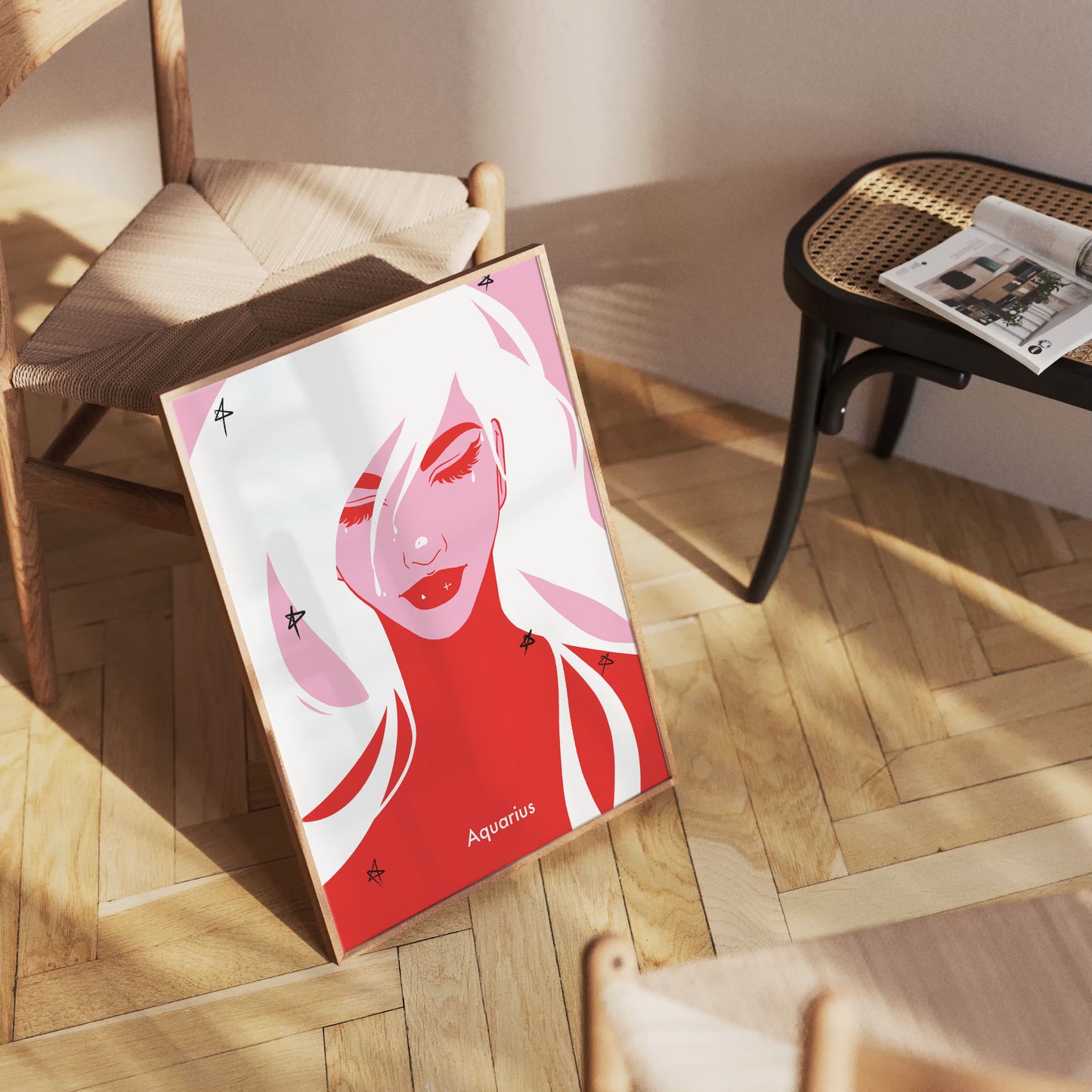 Aquarius Digital Wall Art, Printable Art