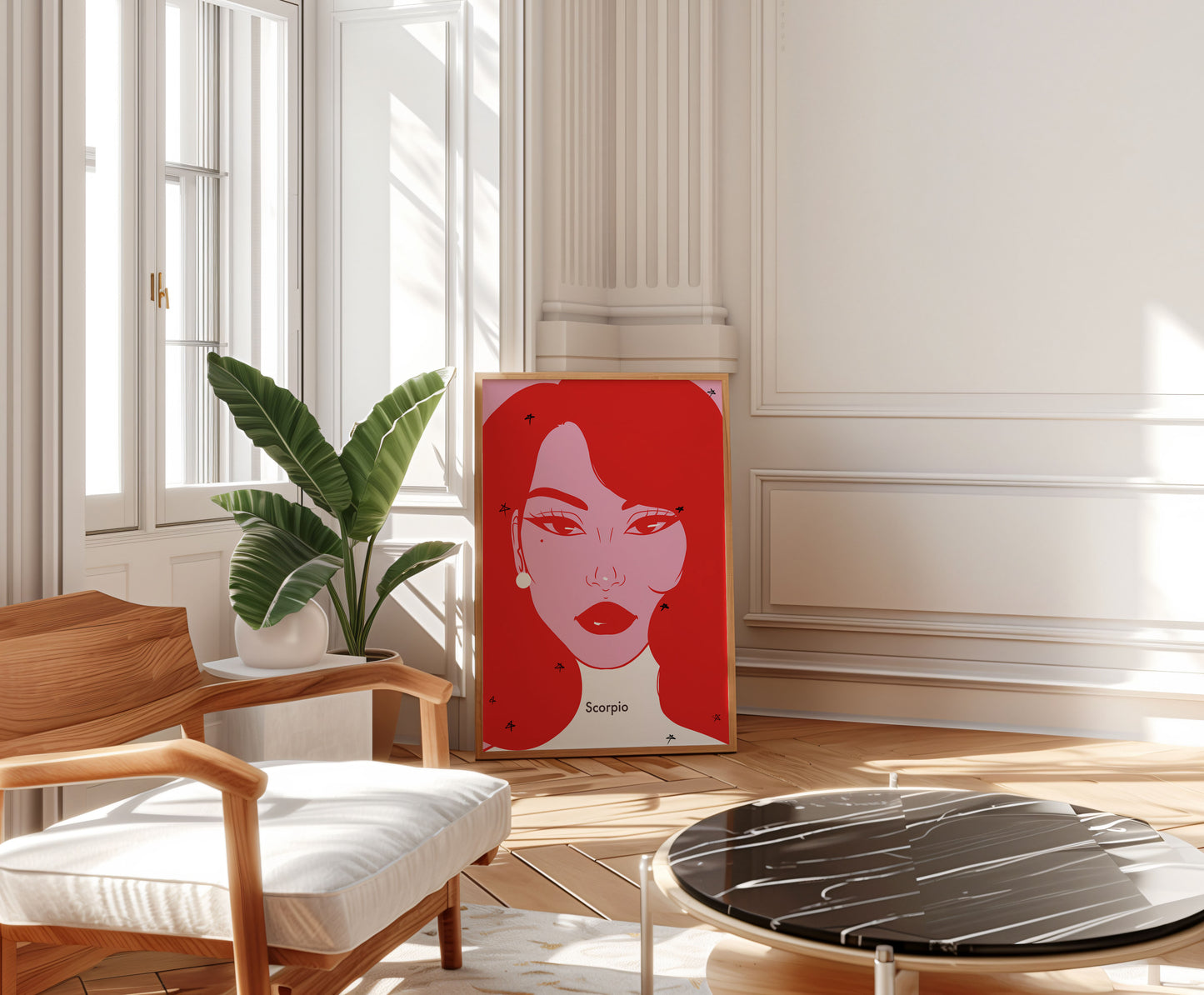 Scorpio Digital Wall Art, Printable Art