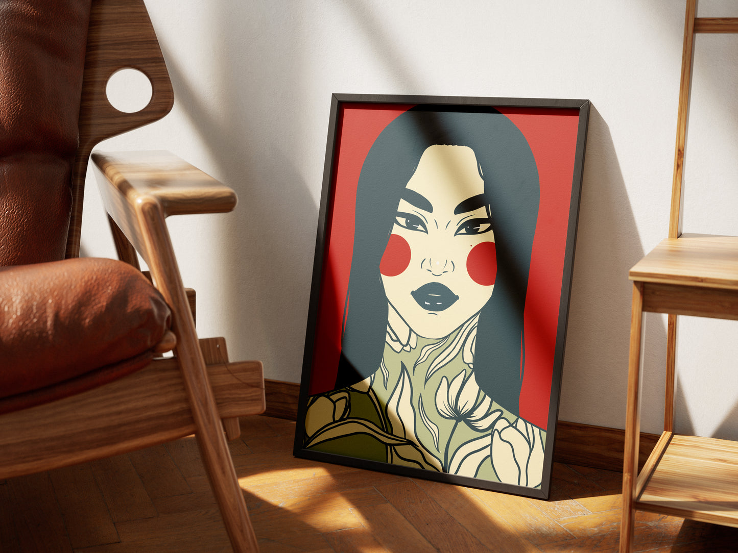 Tattooed girl, Digital Wall Art, Printable Art