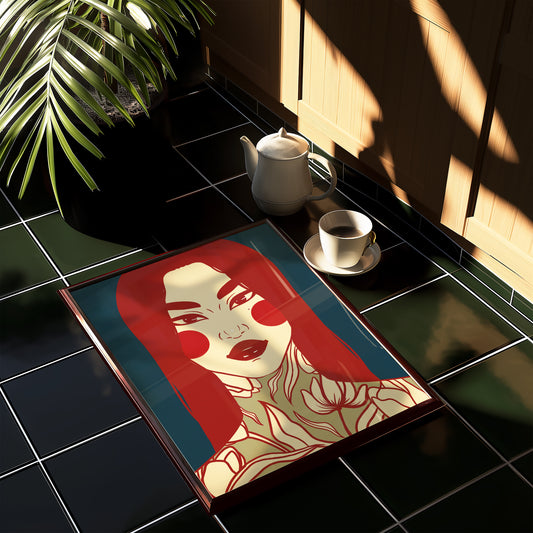 Tattooed girl, Digital Wall Art, Printable Art