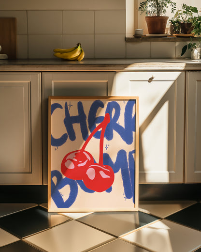 Cherry Bomb, Digital Wall Art, Printable Art