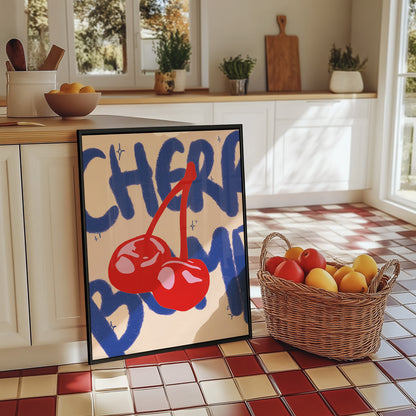 Cherry Bomb, Digital Wall Art, Printable Art