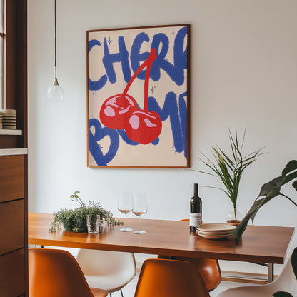 Cherry Bomb, Digital Wall Art, Printable Art