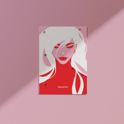 Aquarius Digital Wall Art, Printable Art