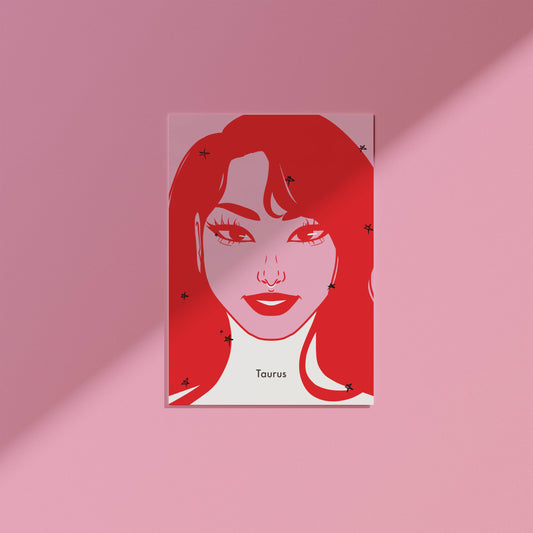 Taurus Digital Wall Art, Printable Art