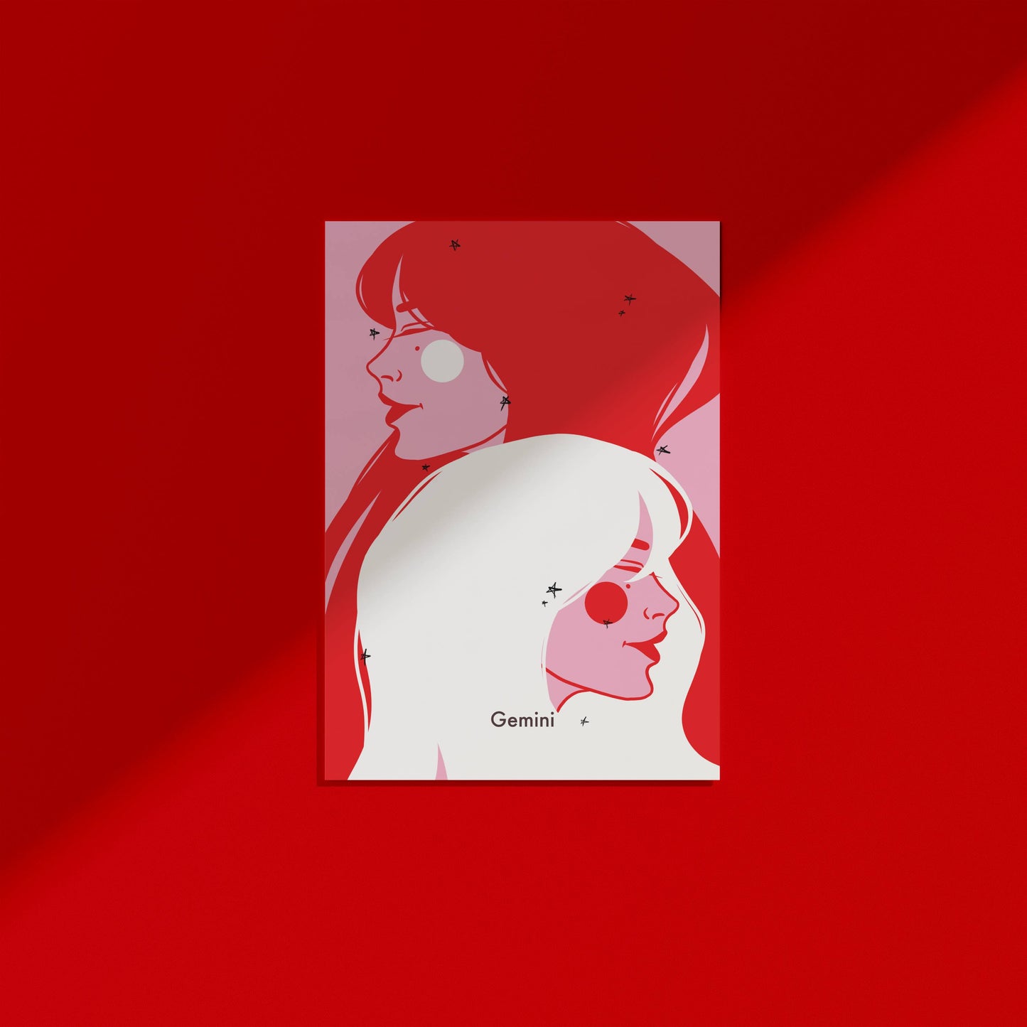 Gemini Digital Wall Art, Printable Art