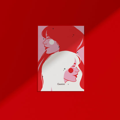 Gemini Digital Wall Art, Printable Art