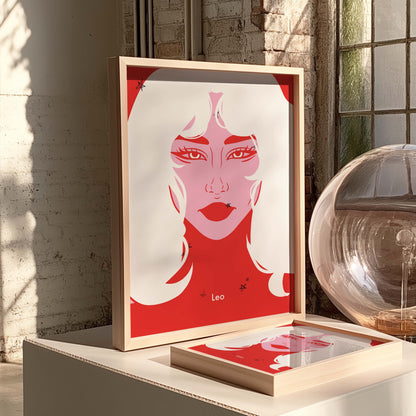Leo Digital Wall Art, Printable Art