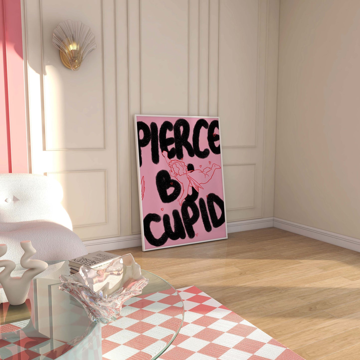Pierced by Cupid 2, Digital Wall Art, Printable Art