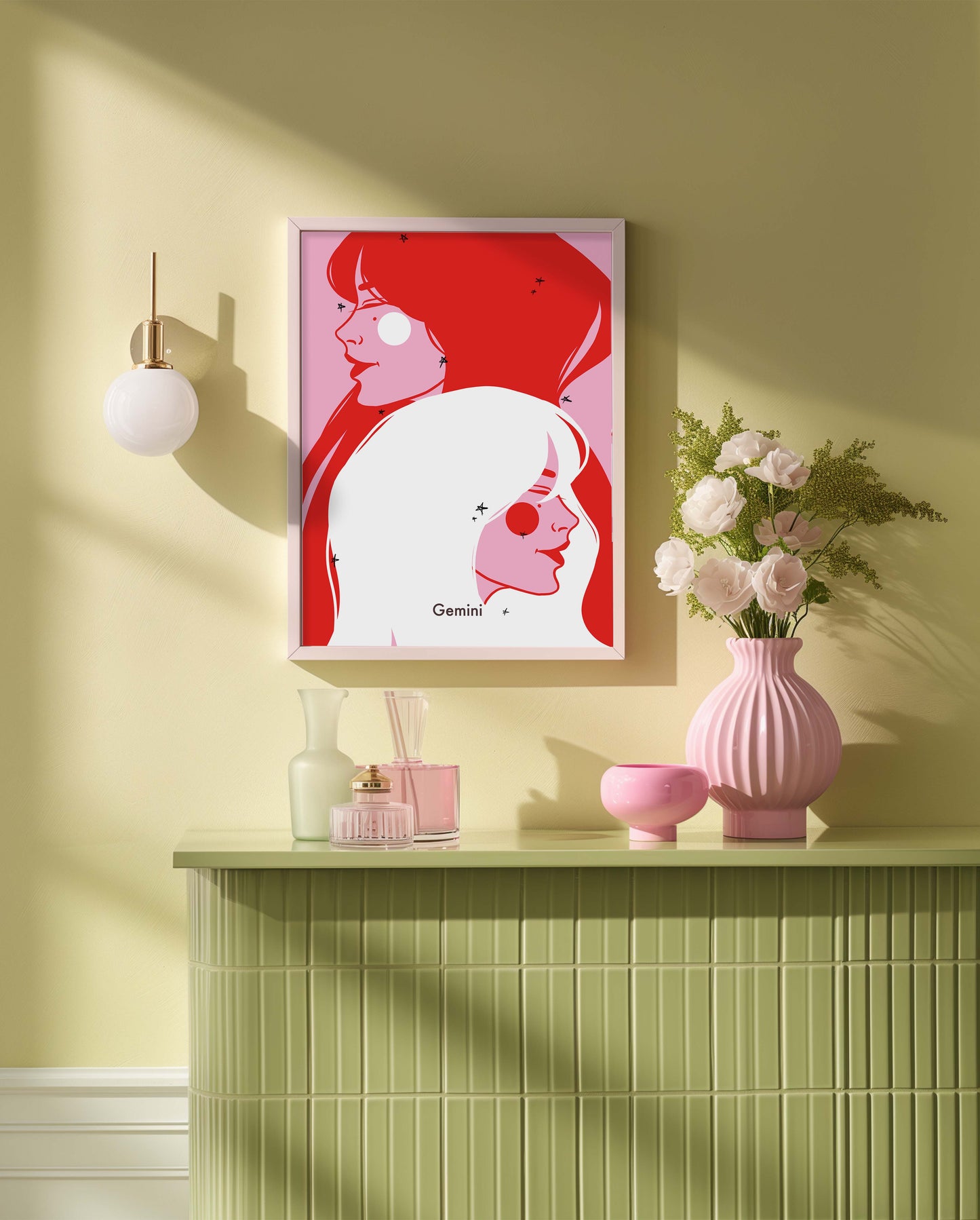 Gemini Digital Wall Art, Printable Art