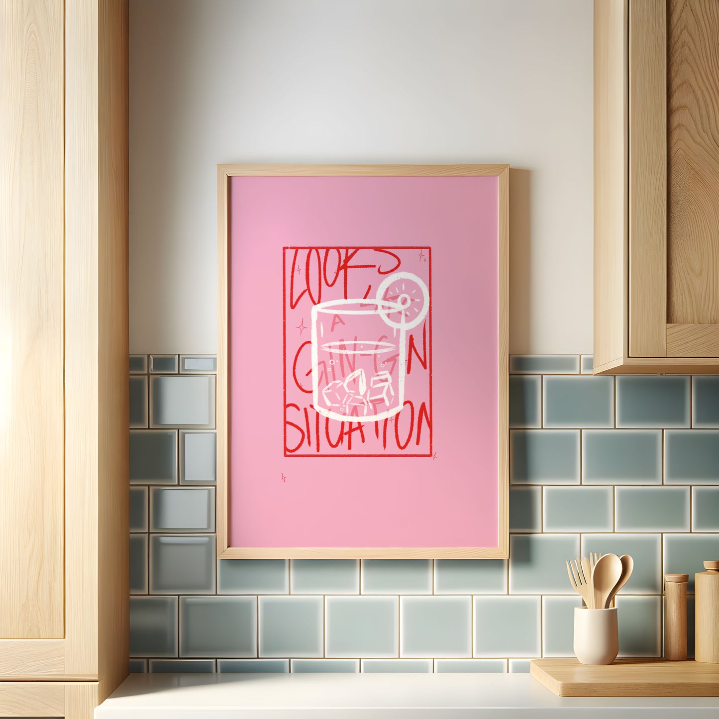 Looks like a Gin-Gin situation Digital Wall Art, Printable Art