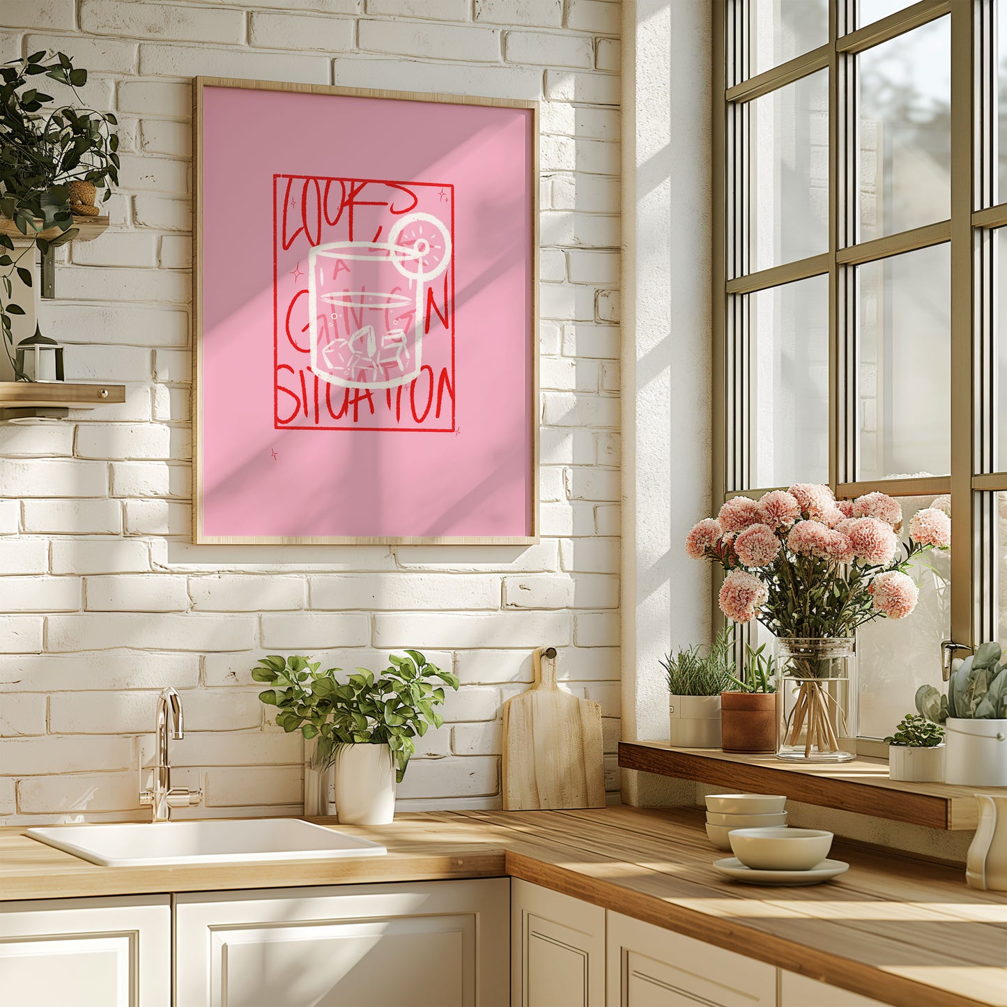 Looks like a Gin-Gin situation Digital Wall Art, Printable Art