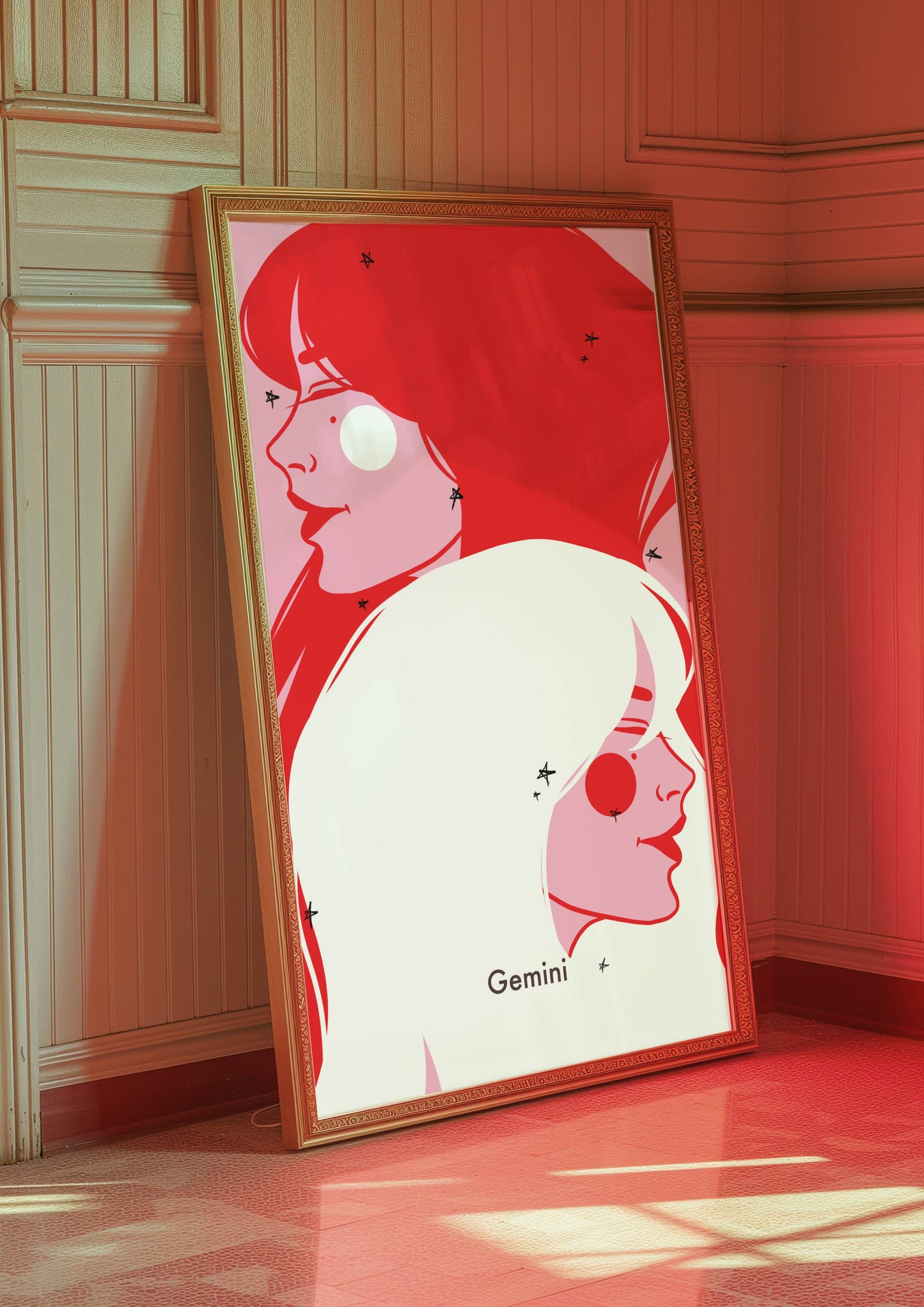 Gemini Digital Wall Art, Printable Art
