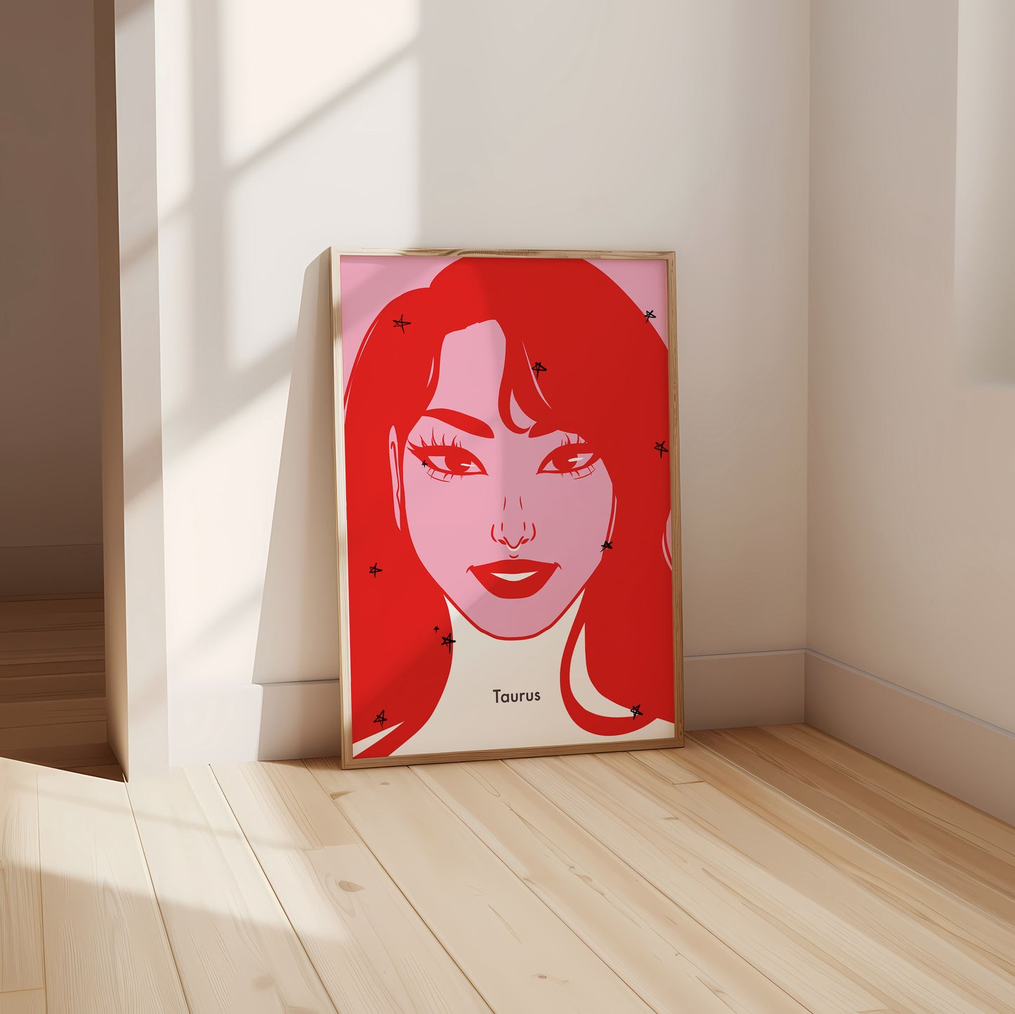 Taurus Digital Wall Art, Printable Art